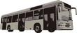 Vector vehicle over white