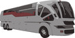 Vector vehicle over white