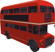 Vector vehicle over white