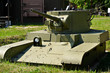 Wheel-tracked flamethrower tank T-46 Soviet