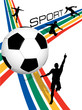 Fussball - Fussballspieler - Sport - Plakat