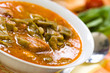 Eintopf (Gulasch)mit grünen Bohnen,Räucherspeck Eintopf (Gulasch)mit grünen Bohnen,Räucherspeck
