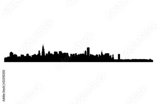 Chicago Skyline Outline