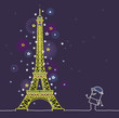 Eiffel Tower by night