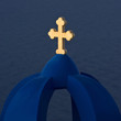 Kirchenkreuz auf Santorini