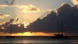 Sunset in the South Pacific