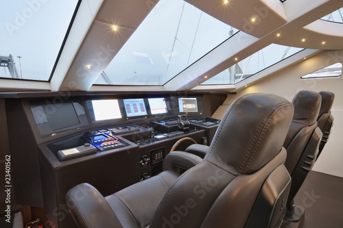Photo: Italy, Viareggio port, luxury yacht Tecnomar 36 (36 meters) Italy, Viareggio port, luxury yacht Tecnomar 36 (36 meters)