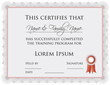 Certificate of Completion Template Certificate of Completion Template