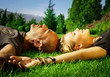 Happy Young Couple outdoor Happy Young Couple outdoor