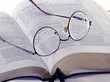 Bible and glasses