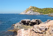 Côte rocheuse de Le Brusc sur la côte d'azur en France