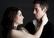 Affectionate Young Couple in Love