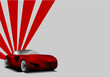 Vector: red sport car red sport car