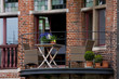 Flemish style balcony in Gent.