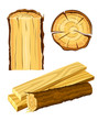 wooden material wood and board