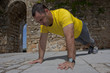 Man doing pushups