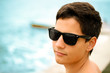 Fashion Shot of a Young Man in sunglasses Fashion Shot of a Young Man in sunglasses