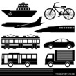 Transportation silhouette