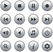 Glossy media buttons