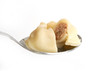 ravioli in spoon