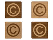 Copyright button