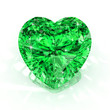 heart shape emerald