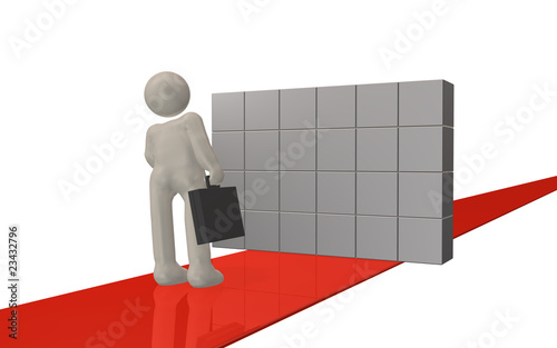 Illustration: The trouble is an attached thing in the business. The trouble is an attached thing in the business.
