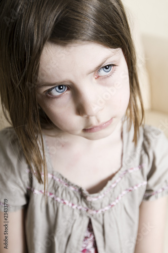 Photo: Sad Looking Child Sad Looking Child