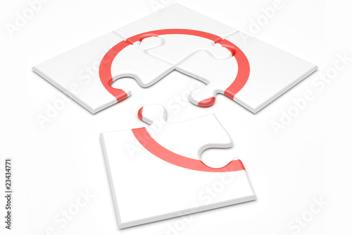 Illustration: Puzzle di coesione Puzzle di coesione