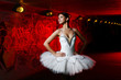 beautiful ballerina dancing ballet dance