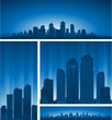 Cartoon city background