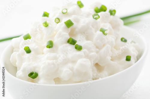 Photo: Hüttenkäse mit Lauch Hüttenkäse mit Lauch