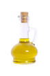 Bottle of olive oil isolated on white background