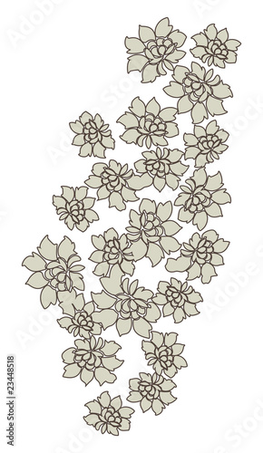 Vector: decorative floral elements decorative floral elements