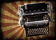 Grunge typewriter