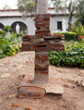 Old brick cross in Mission