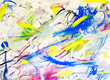 Happy Chaos Abstract Background