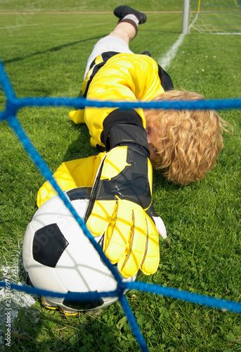 Foto: Fußball, Tor, Torwart, Frau Fußball, Tor, Torwart, Frau