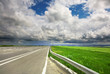 Highway under the cloudy sky XXL