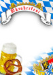 Oktoberfest flyer blanko traditionell Oktoberfest flyer blanko traditionell