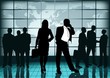 Business Cooperation - global business, concept background