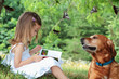 Child Reading a Book