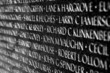 Vietnam war veterans memorial in Washington DC