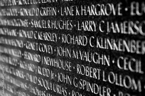 Photo: Vietnam war veterans memorial in Washington DC Vietnam war veterans memorial in Washington DC