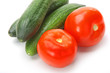 Tasty kitchen. Fresh vegetables isolated on white Tasty kitchen. Fresh vegetables isolated on white