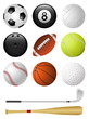 Sports icons isolated on white Sports icons isolated on white