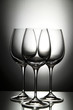 Empty wine glass