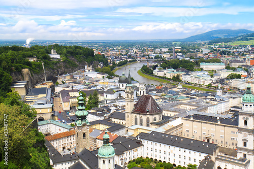 Photo: Austria, Salzburg, city view Austria, Salzburg, city view