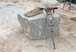Pneumatic drill in high quarry
