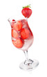 Strawberry fizz cocktail Strawberry fizz cocktail